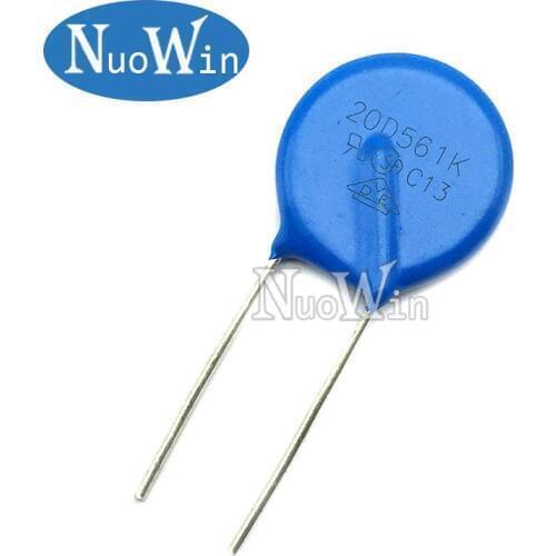 5pcs varistor 20D561K 560V piezoresistor 20d561