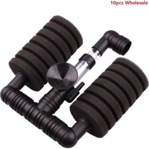 Bio Sponge Filter for Aquarium Fish Tank Shrimp Pond Air Pump Biochemical Filtration Foam Aquarium Accessories 10PCS Wholesale