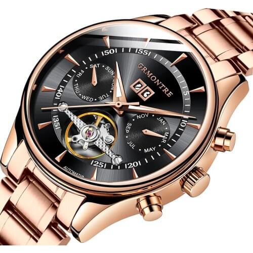 2018 Sport Watches Men Luxury Top Brand New Fashion Mens Big Designer Automatic Mechanical Male Wristwatch relogio masculino