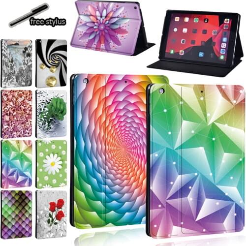 Tablet Case for Apple IPad 8/IPad Mini1/2/3/4/5/iPad2/3/4/iPad Pro 11/Air 4/1/2/3/iPad Pro/iPad (5/6/7th Gen) Cover Case+Stylus