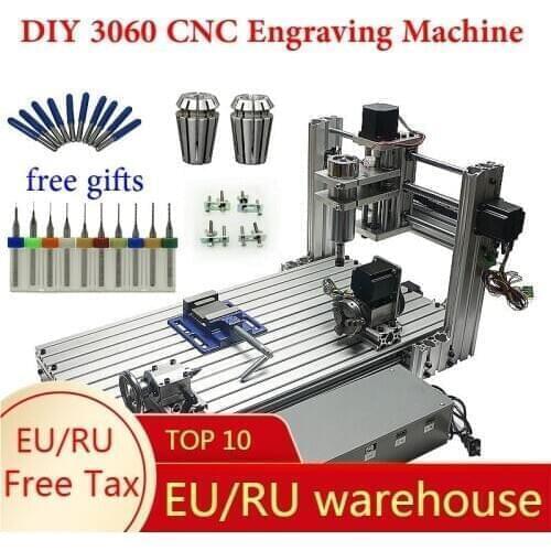 DIY CNC 3060 metal 3 5 axis 4axis 400W milling machine more large than 3040 cnc engraving machine for wood acrylic and plastic