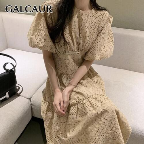 GALCAUR Short Sleeve Dresses