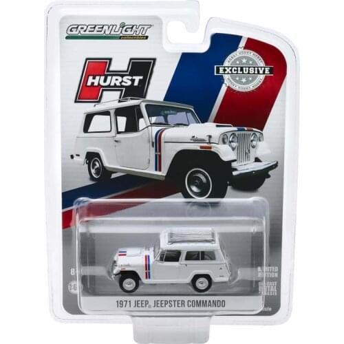 GreenLight 1:64 1971 J eep Commando boutique alloy car toys for children kids toys Model original box