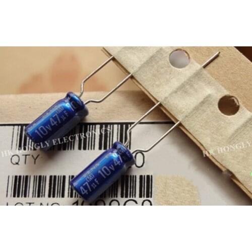 20PCS RE3 47UF 10V 5x11 Capacitor