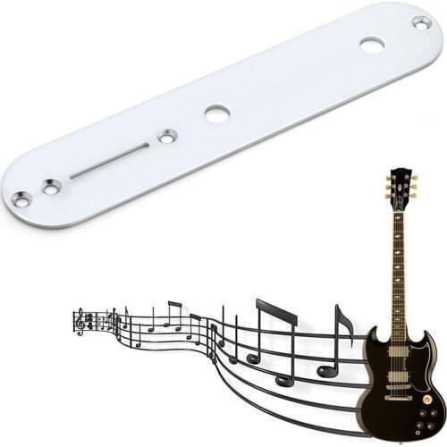 1PC Guitar Parts Quality Plated Control Plate For Fender Telecaster Tele Electric Guitar Silvery Plates