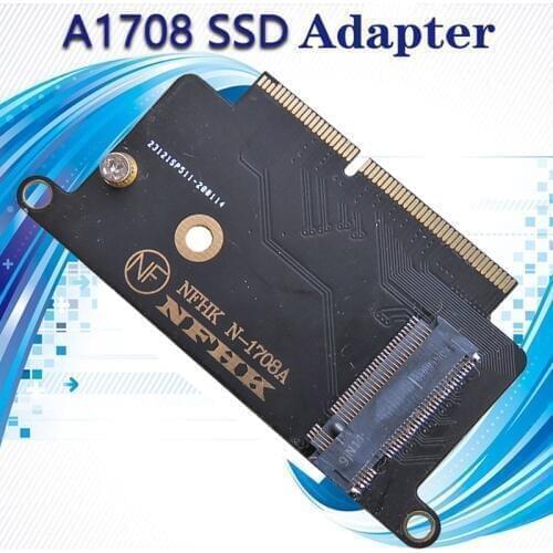 M.2 NVME SSD Adapter for Apple Macbook A1708 Laptop NVMe PCIe M2 NGFF SSD to 2016 2017 Macbook Pro A1708 SSD Adapter Riser Card