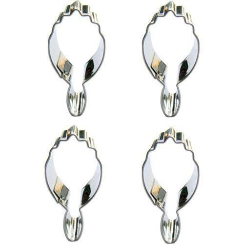 Mini Mirror shape 4 piece biscuit cutting molds, baking tools, cake decorating soft candy tools