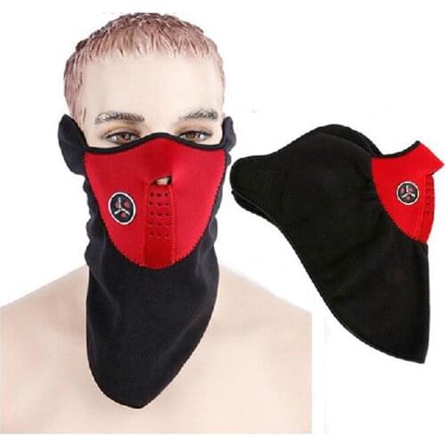 Outdoor Great Windproof Bike Bicycle Cycling Mask Ski Snowboard Masks Dust Neoprene Neck Warm Half Face Mask Winter Sport Mask