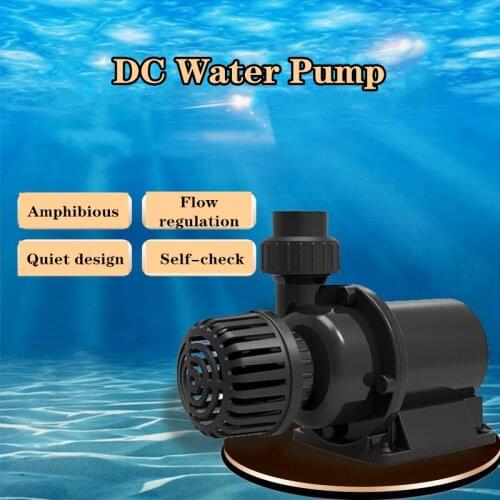 Submersible Water Fountain Pump With Controller Ultra-Quiet Fish Pond Filter Aquarium Water Pump Powerful Return Pump
