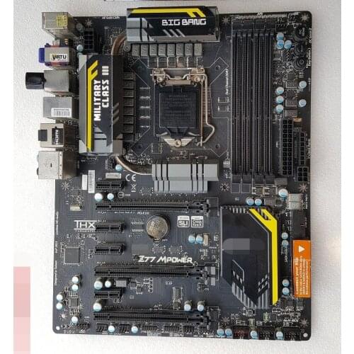 Z77 MPOWER for MSI Desktop Flagship overclocking motherboard LGA1155 DDR3