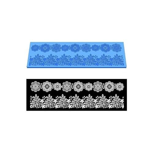 Sugarcraft Flower Silicone Lace Mold Fondant Mold Cake Decorating Tools Chocolate Gumpaste Mold Wedding Cake Decoraton