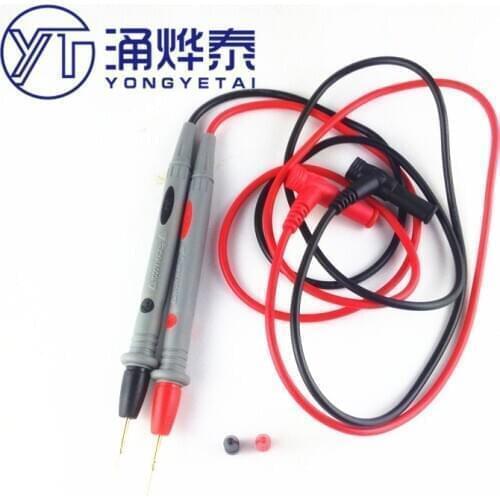 YYT 10A 20A Gray extra-fine meter pen Extra-pointed meter pen Gold-plated copper needle Multimeter pen extra-fine with cap