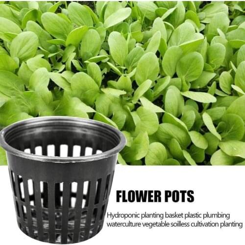 10pcs 3 inch Heavy Duty Mesh Pot Net Cup Basket Hydroponic Aeroponic Planting Grow Clone