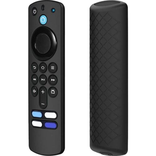 For Alexa Voice Remote 3rd Gen 2021 Remote Cover Silicone Tv Box Controller Case Perfect Match Easy To Grip And Install Dropship