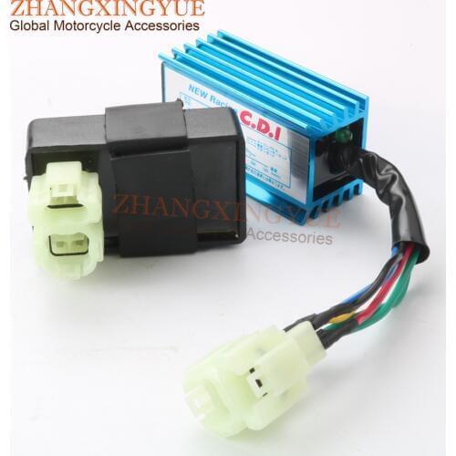 Scooter Racing quality AC CDI & General CDI ignition unit for JINLUN JL50QT 50cc GY6 139QMB 139QMA 4 stroke