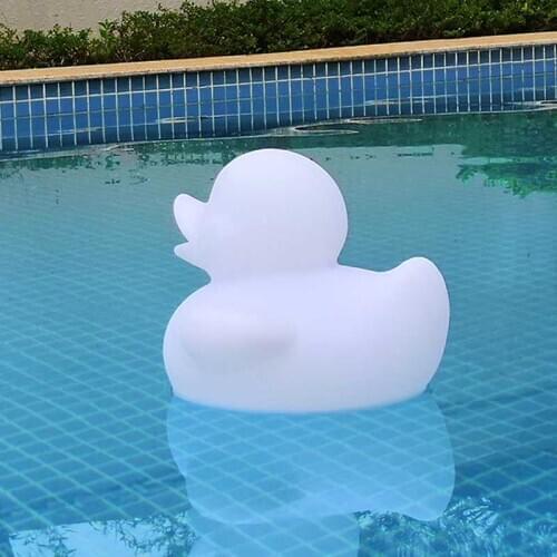 Luminous Swim Ducks Night Light RGB Color Changing Cute Duck Flashing Light Led Light Up Floating Duck Baby Shower Bathroom Toys