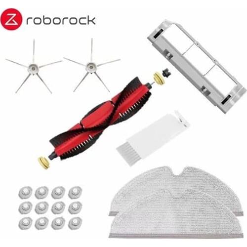 Mop cloths Rags Main Brush HEPA Filter Side brush for Xiaomi Roborock Robot S5Max S6 s50 S6Max S4 E4 vacuum accessories parts