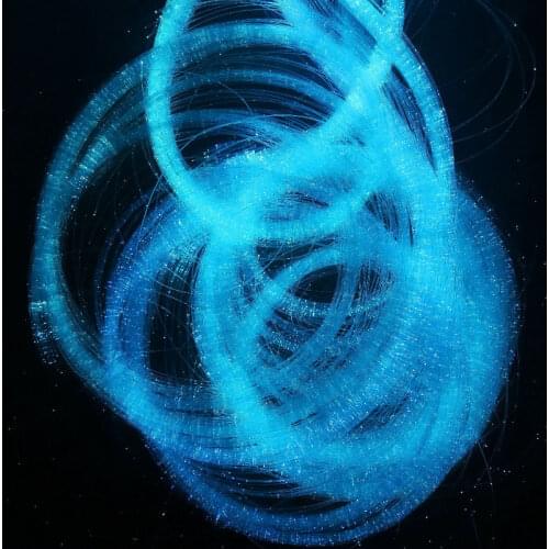 1.0mm(Dia.) Sparkle PMMA plastic fiber optic flash point cable 1500M light engine driver Star ceiling hanging Waterfall lamp