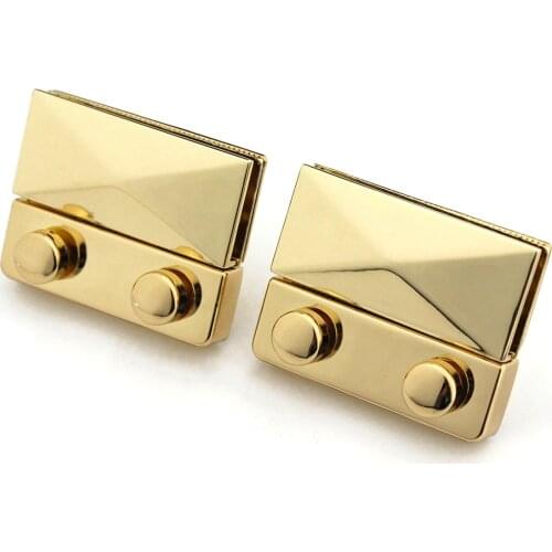 1pcs Zinc Alloy Metal Push Lock Fashion Cute Push Lock Closure Parts for DIY Handbag Shoulder Bag Purse Hardware Accessories