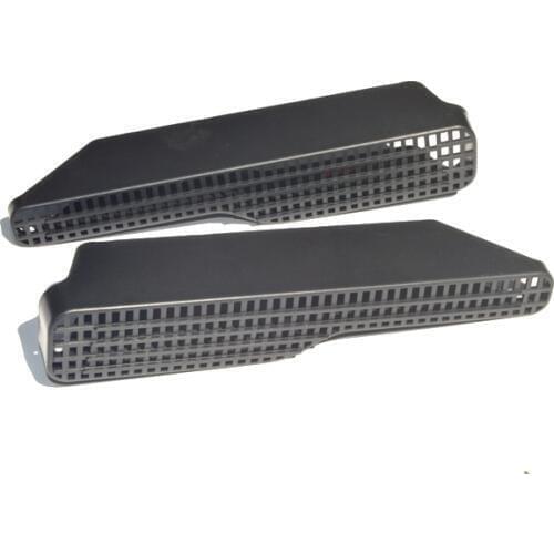 2pcs Car Under Seat Air Conditioner Outlet Cover Vent Frame Sticker For VW Volkswagen 2011-2017 Touareg Interior Accessories