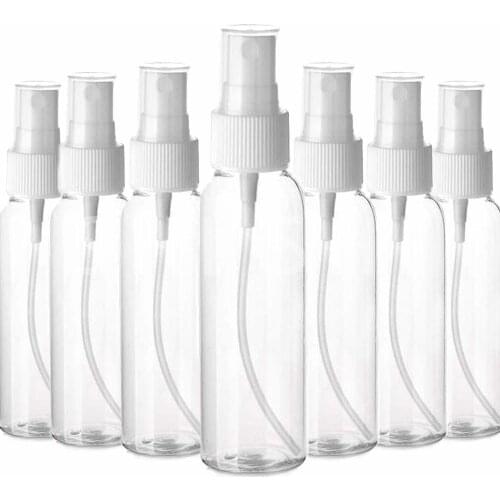 30pcs Plastic Spray Bottles Empty Clear Small Travel Bottles Fine Mist Atomizer for Perfume Cosmetic containers 30ml 50ml 100ml