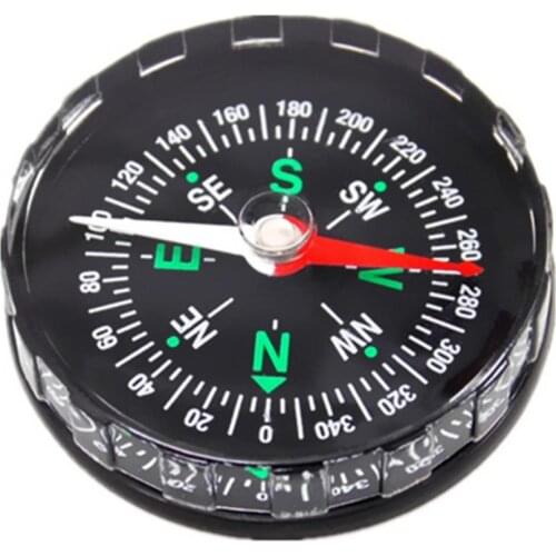 45mm Mini Compass Liquid Filled Adventure Camping Hiking Outdoor Travel Pocket Survival Compasses Navigation Tool