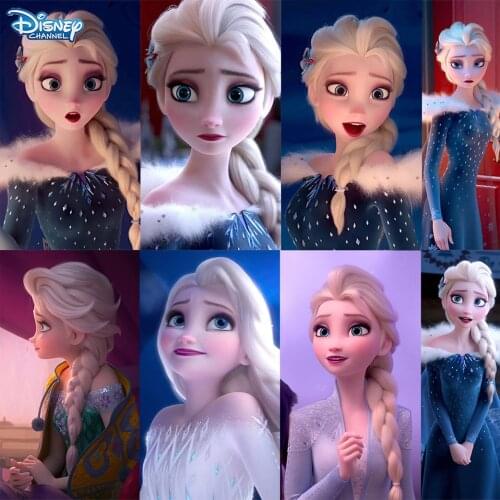 Disney Diamond Painting 5D DIY Full Diamond Frozen Princess Aisha Group Picture Mosaic Picture Artist Home Decoration Gift