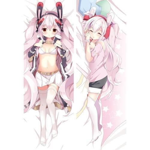 Anime Cartoon Azur Lane Double sided hugging Pillow Case Pillow Cover Pillowcase Peach Skin 2 Way 88040