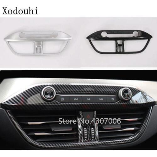 Car styling stick inner trim middle control air conditioning switch button outlet Vent panel 1pcs For Ford Focus 2018 2019 2020