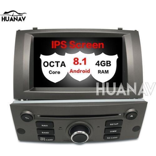 7" Android 8.1 Car DVD Player Multimedia Stereo For Peugeot 407 2004 2005 2006 2007 2008 2009 2010 Auto radio GPS Navigation