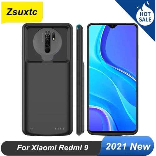 Araceli 6800 Mah For Xiaomi Redmi 9 Battery Case Phone Battery Charger Case Power Bank For Reimi 9 Battery Case