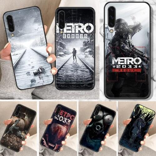 Game Metro 2033 Phone Case For Samsung Galaxy A 10 12 20E 21S 30 32 40 50 51 52 70 71 72 5 6 7 2016 2018 black fashion coque