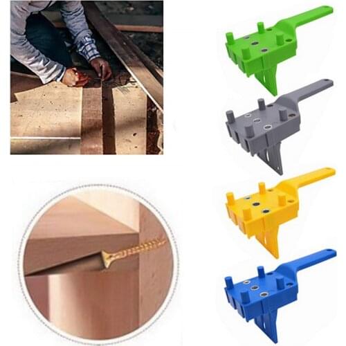 Woodworking Oblique Hole Locator Durable Practical Multi-functional Drill Bits Pocket Hole Jig DIY Carpentry Tools