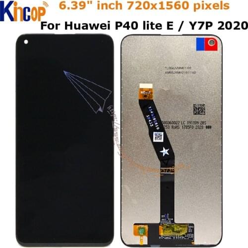 6.39" Original For Huawei P40 lite E LCD Display Touch Screen Digitizer Assembly For Huawei Y7p 2020 LCD ART-L28 Display Repair