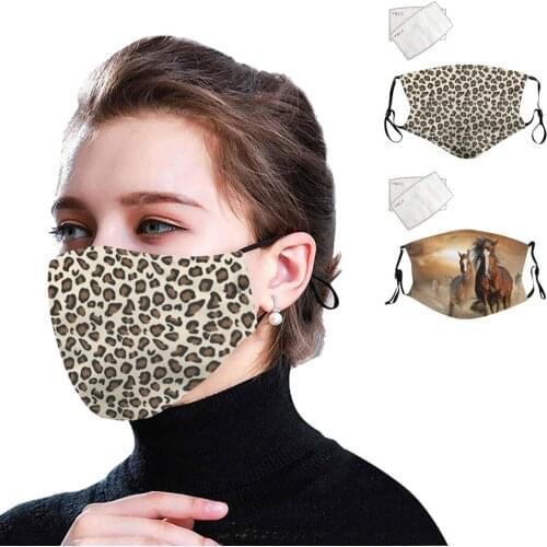 Adult Printing Designer Mask For Face Headband Bandana Reusable Mask For Face Fashion Mascarillas Mondmasker Halloween Mask Cosp