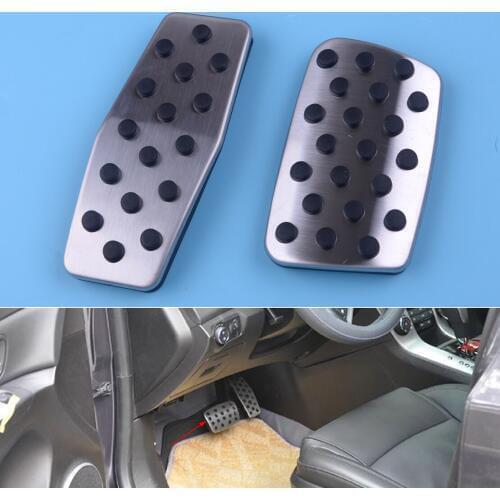 DWCX Car Foot Brake Fuel Gas Oil Pedal Cover Trim Accessories Fit For Chevrolet Cruze Malibu 2013 2014 2015 2016 2017 2018