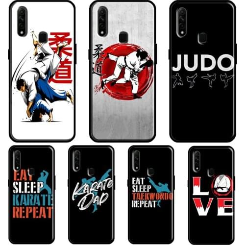 Judo Taekwondo Karate For OPPO A5 A9 2020 A31 A53 A52 A72 F7 Reno 2 Z Find X3 Pro A3S A15 A83 A91 A93 Phone Case