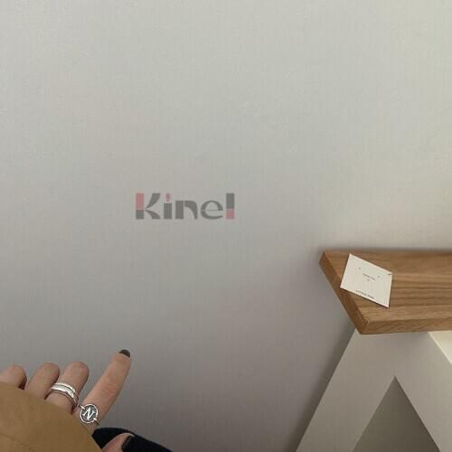 Kinel Letter Ring 925 Sterling Silver Geometric Stackable Finger Ring For Women Wedding Vintage S925 Silver Jewelry