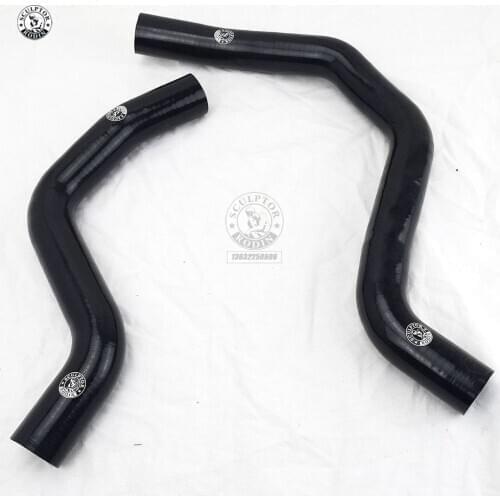 Silicone Radiator Hose Kit For MITSUBISHI LANCER Evolution EVO 7-9 CT9A 4G63 (2PCS) red/blue/black