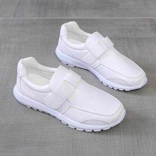 2021 New Velcro Small White Shoes Female Casual Shoes Female Students Breathable Running Shoes Sneakers Zapatillas Mujer