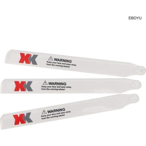 3pcs * XK K123 Propellers Blades for Wltoys XK K123 RC Helicopter Drone Repalcement Propellers Spare Parts Accessory