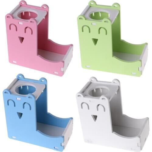 Small Pet Water Bottle Holder Hamster Rabbit Food Feeder Dispenser Nest Toy W215