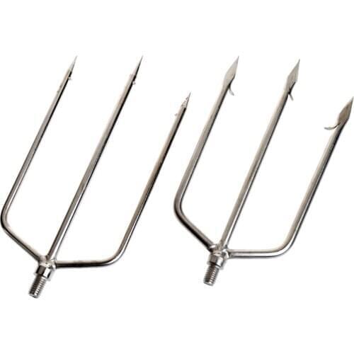 Brand New and High Quality Stainless Steel Prong Harpoon Fish Fork Fishing Ice Breaker AccessoryTackleTool