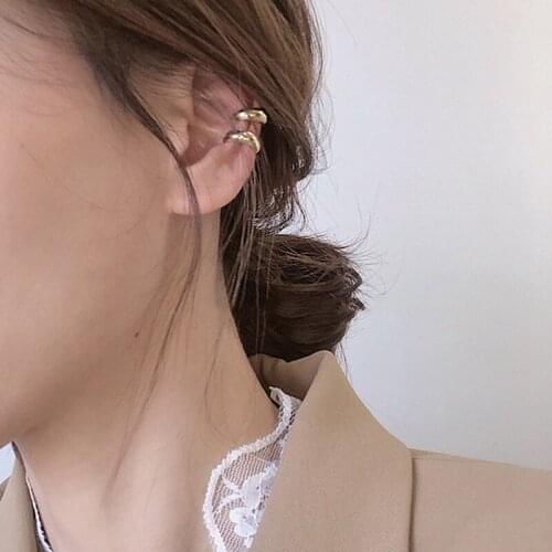 Simple Mini Clip On Earrings Without Piercing Gold & Silver Color Earcuff Earrings No Hole Ear Clips Minimalist Jewelry