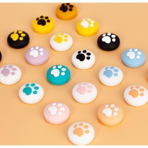 NS JoyCon Silicone Thumb Grips Cover for Nintendo Switch NS Lite Joy Con Analog Stick Caps Skin NS Switch JoyCon Joystick Grip