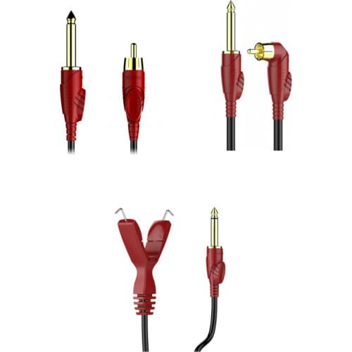 One Premium Silicone Soft BIGWASP Right Tattoo RCA/Clip Cord For Power Eyebrow Tattoo Machine Accessories Supply