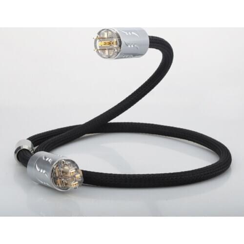 Viborg 16pcs Multplex Copper US Audiophile AC Power Cable With Pure Copper Gold Plated Power Plug HI-End HIFI