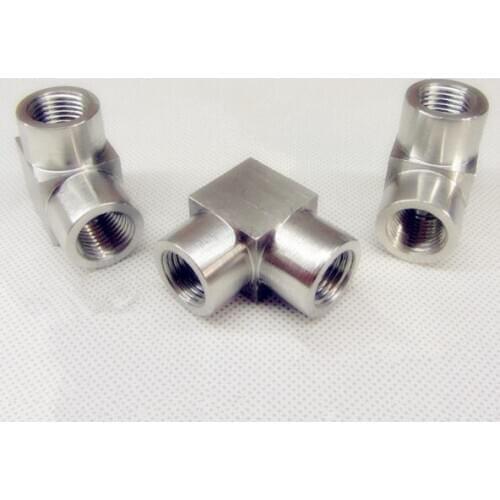 High-pressure L-Type Internal Thread Adapter 1/4"-1"BSP Female (DN8-DN25) Connector Adapter Stainless Steel 304