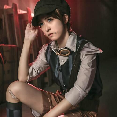 High Quality Identity V Cosplay Costume Unisex Man Female Mercenary Survivor Full Sets Cosplay Costume Naib Subedar With Hat