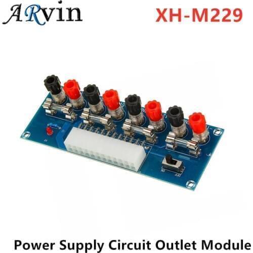 XH-M229 Desktop PC Chassis Power ATX Transfer to Adapter Board Power Supply Circuit Outlet Module 24Pin Output Terminal 24 pins